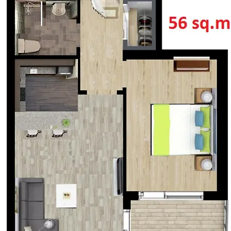 Lejlighed Super Luxury Burgas City